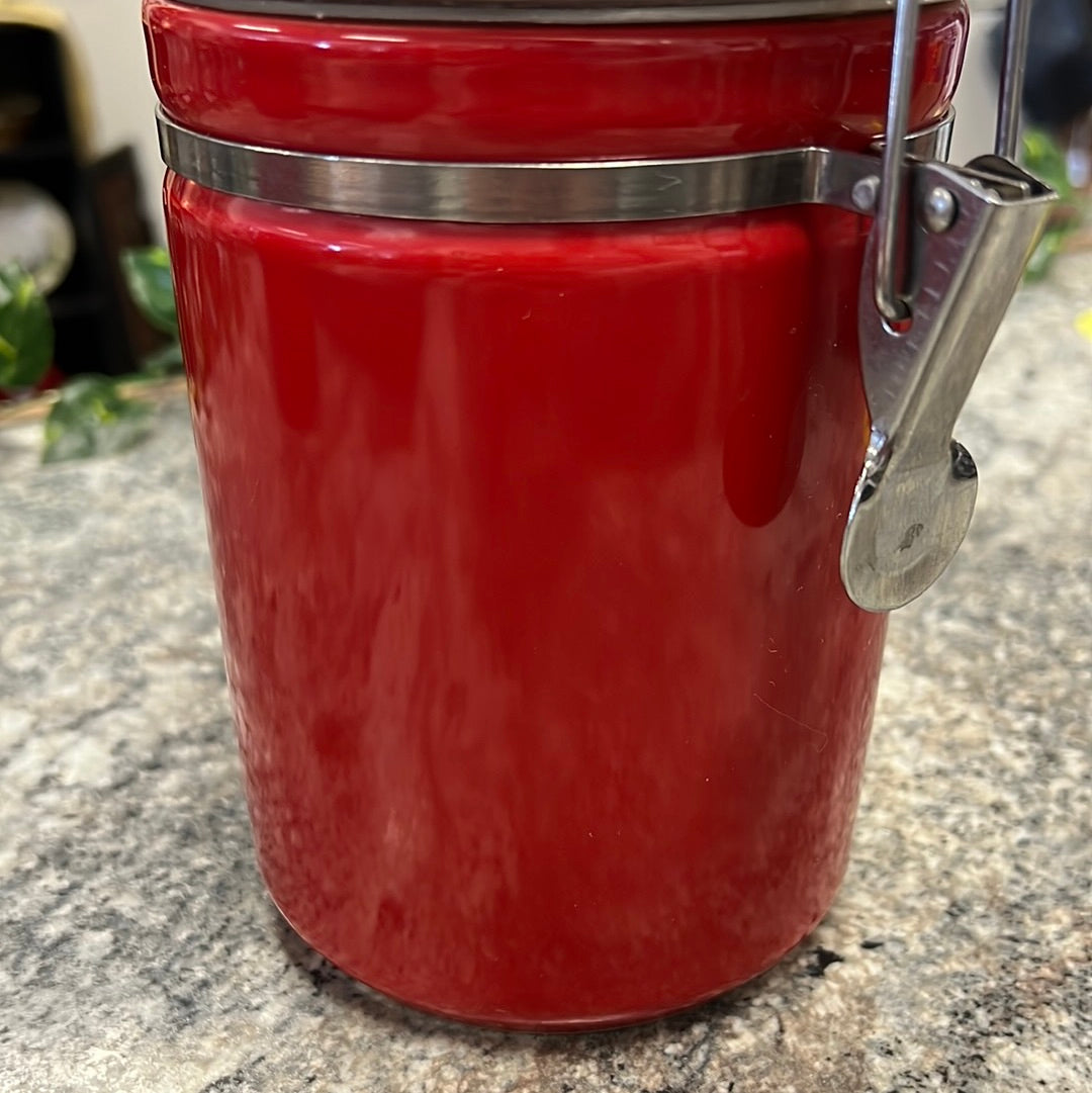 Small Red Canister