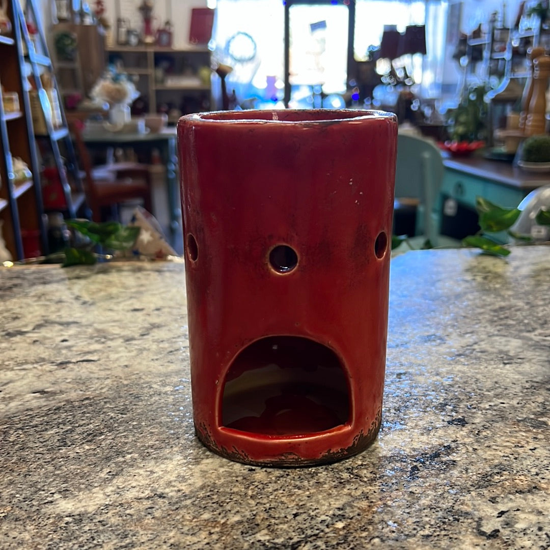 Red Candle Holder