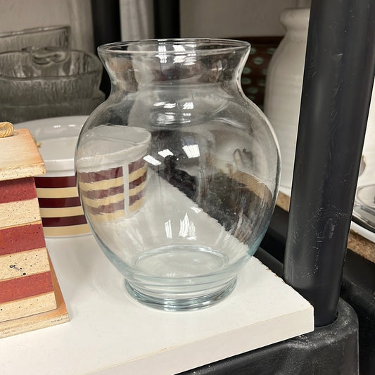 Clear Glass Vase