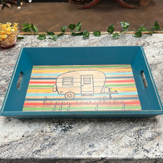 Wood Camper Tray