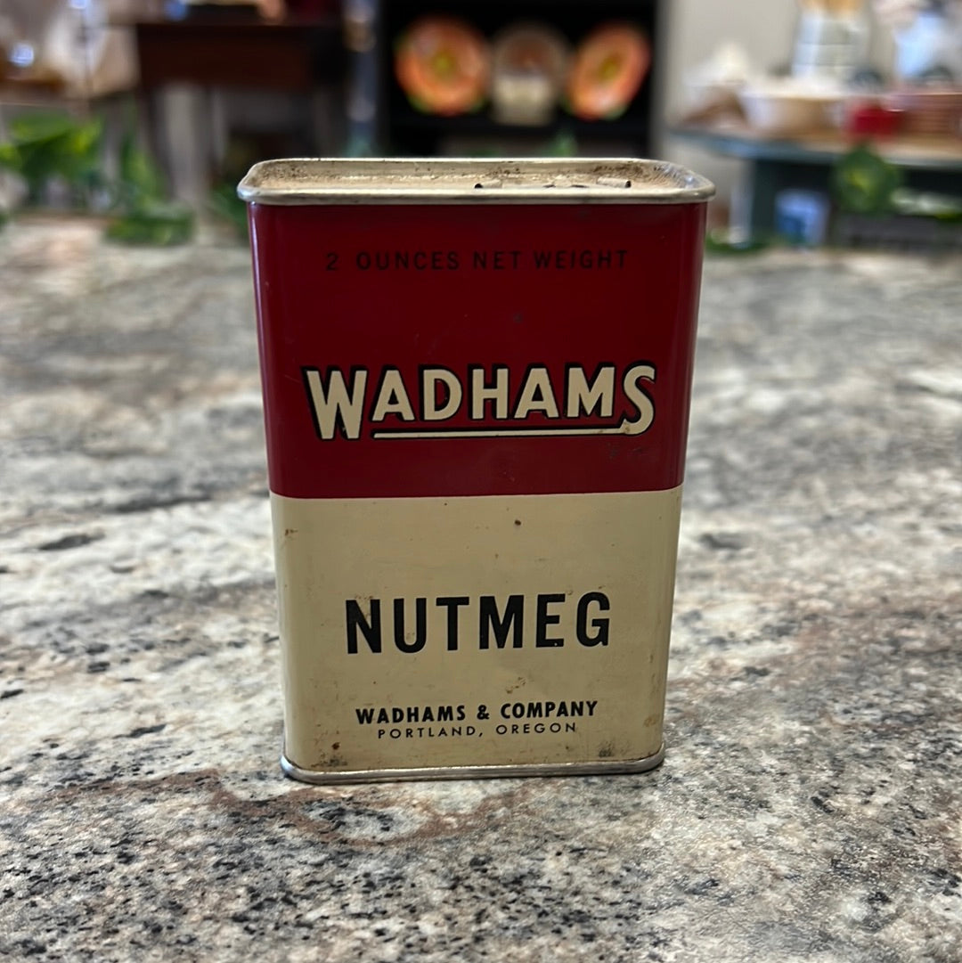 Vintage Nutmeg Tin