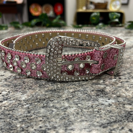 Pink Bling Belt S