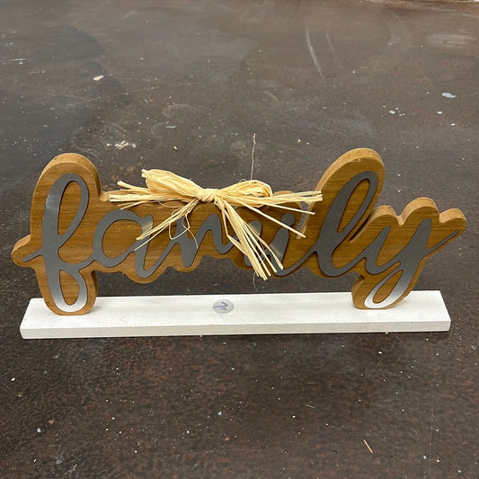 Wood Family Sign