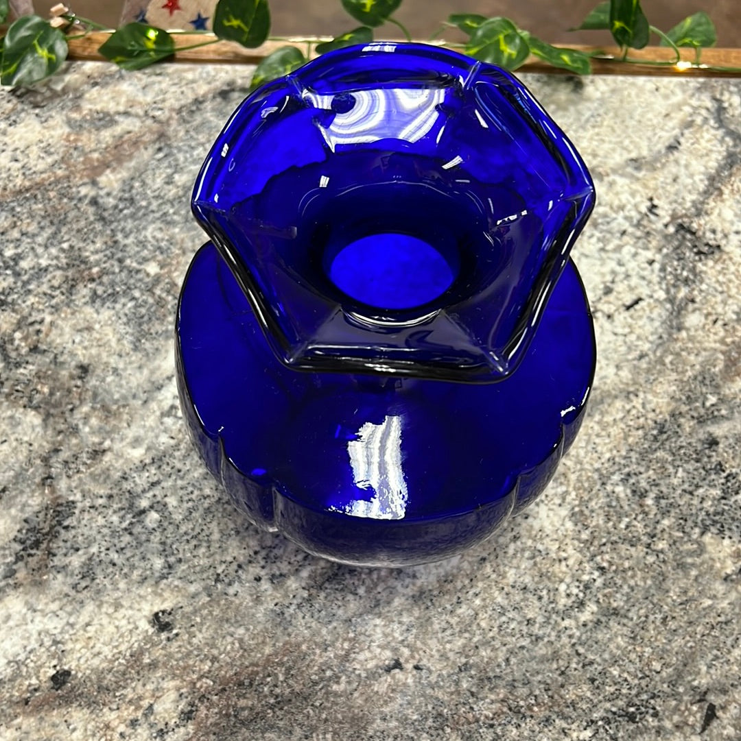 Cobalt Tulip Vase