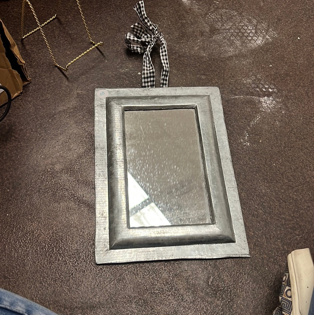 Metal Hanging Mirror