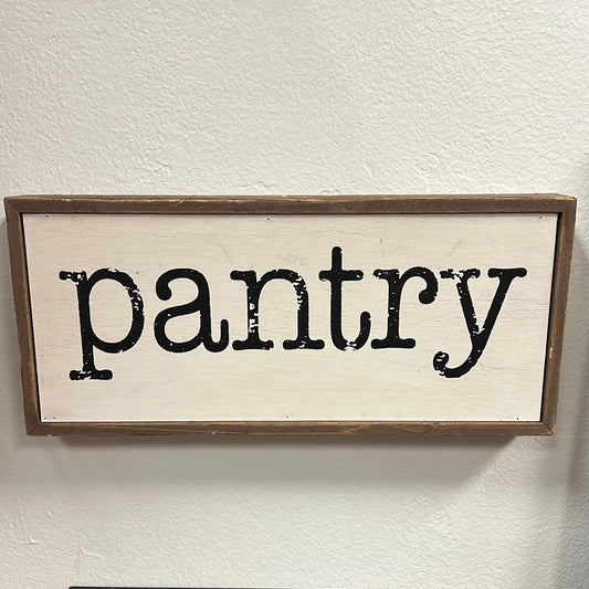 Small Pantry Sign