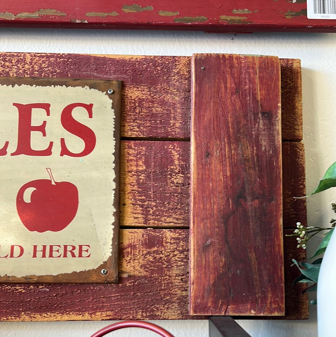 Wood Apples Sign