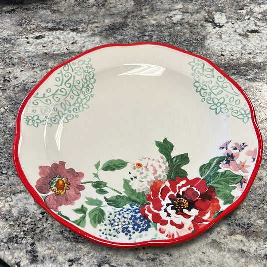 Large Floral Plates