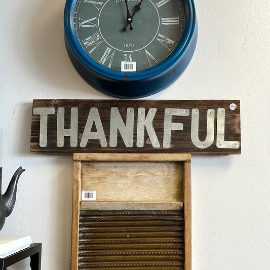 Thankful Wood Sign