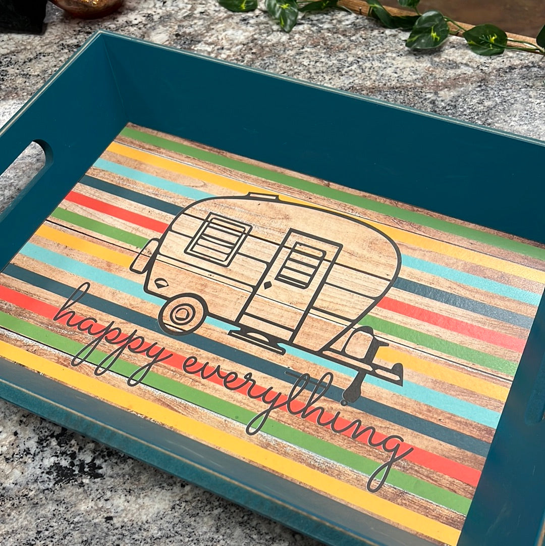 Wood Camper Tray