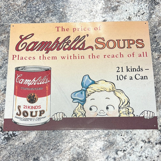 Campbell’s Tin Sign