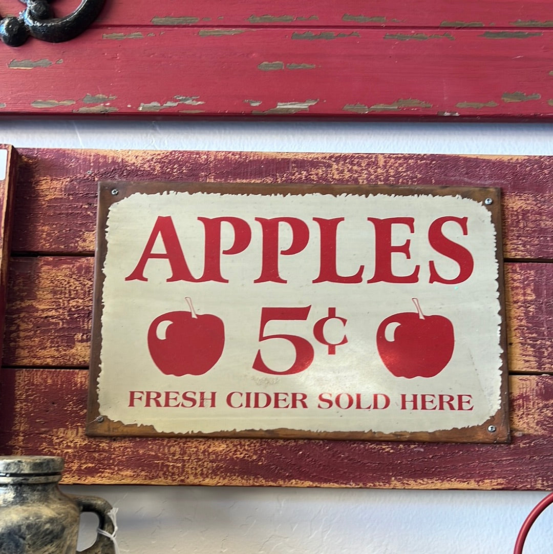 Wood Apples Sign