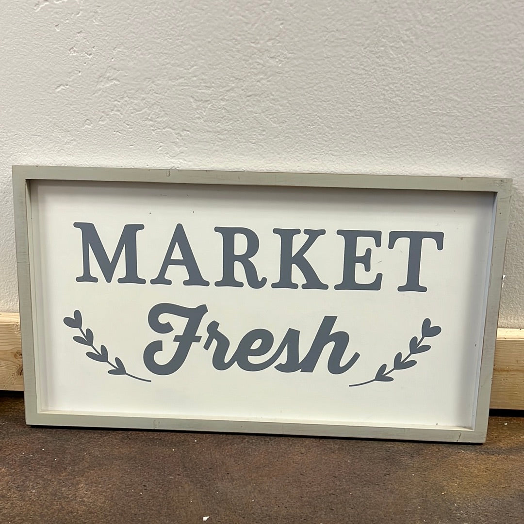 Market Fresh Sign