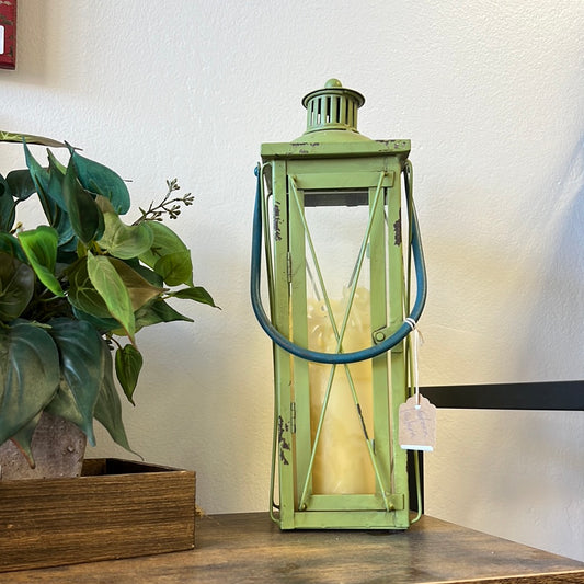 Metal Lantern Candle Holder