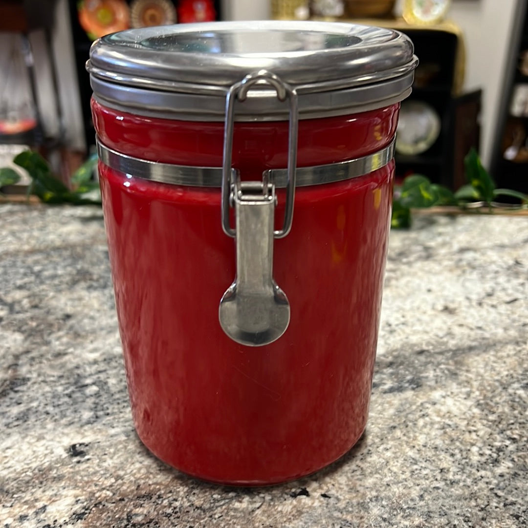 Small Red Canister