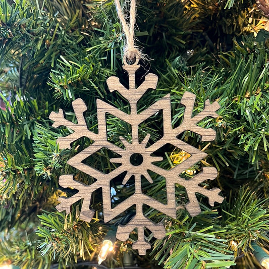 Wood Snow Flake
