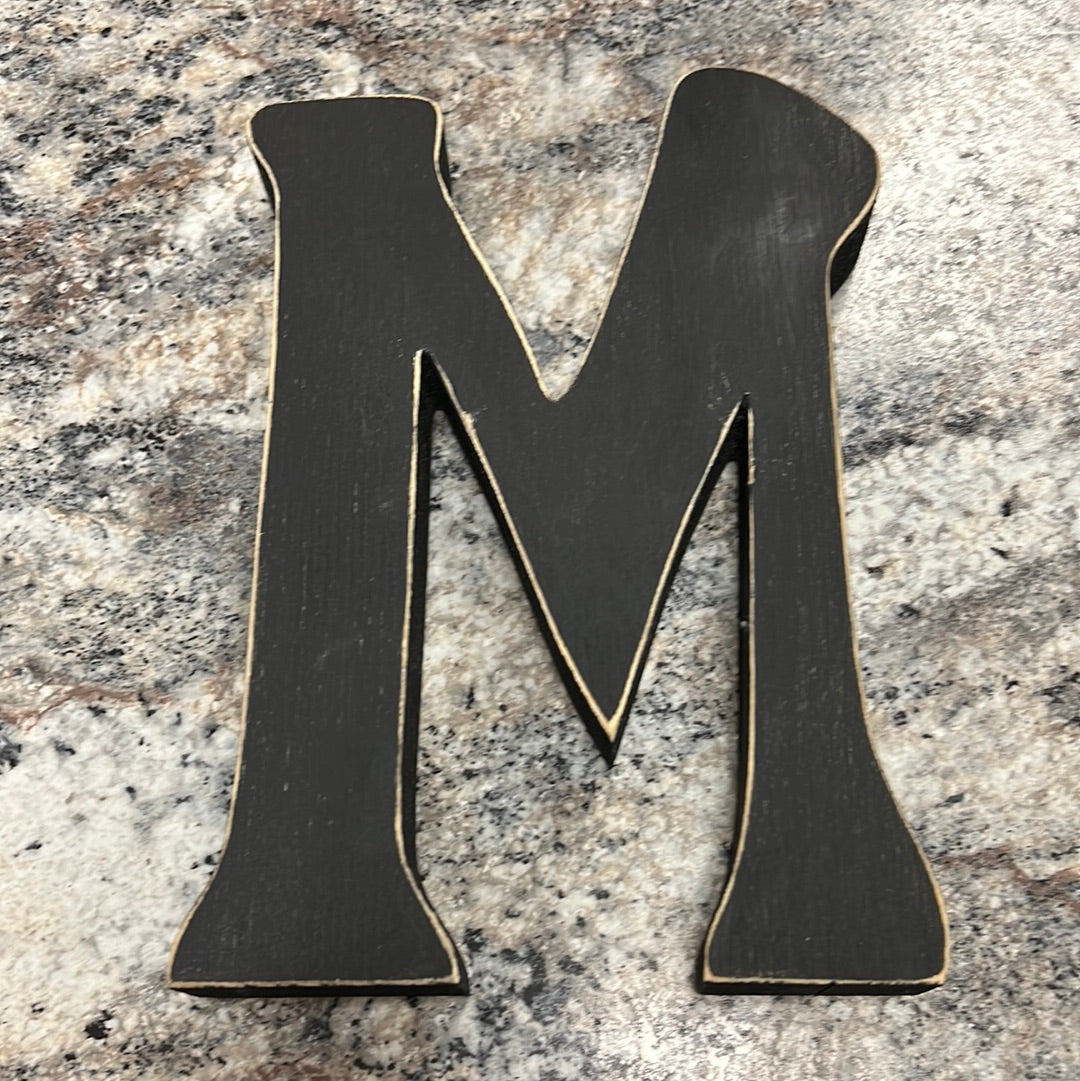 Wood Letter M