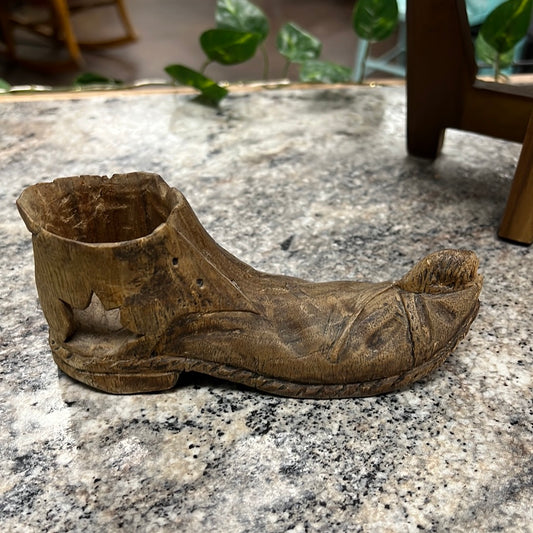 Vintage Handcarved Boot