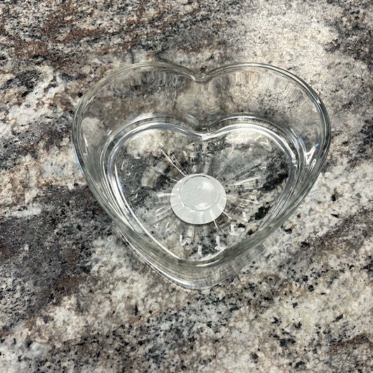 Glass Heart Bowl