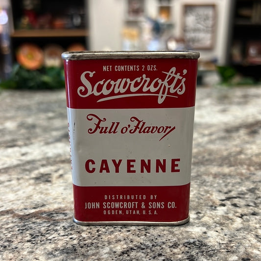 Vintage Cayenne Tin