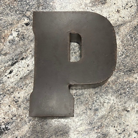 Metal Letter P