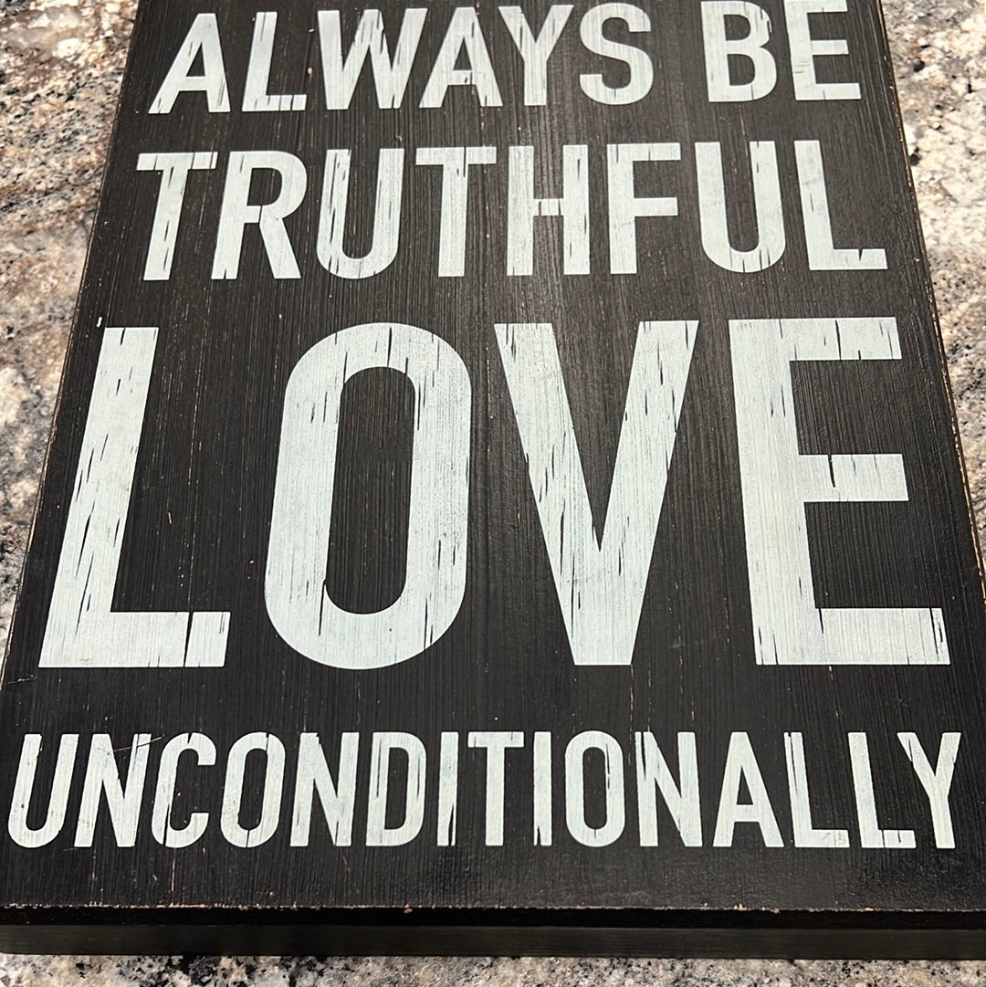 Love Wood Sign