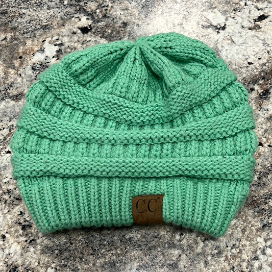 Green CC Beanie