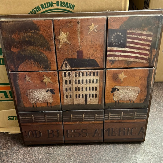 God Bless America Sign