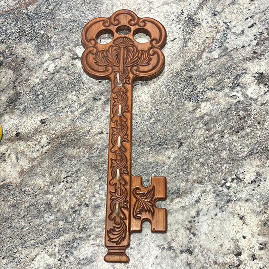 Hand Carved Wood Key