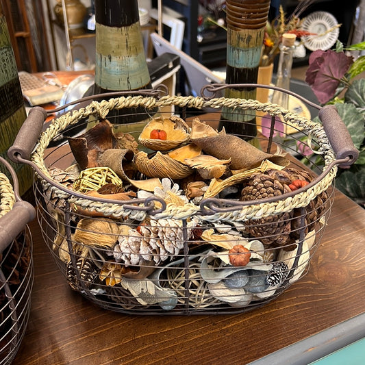 Metal Decor Basket