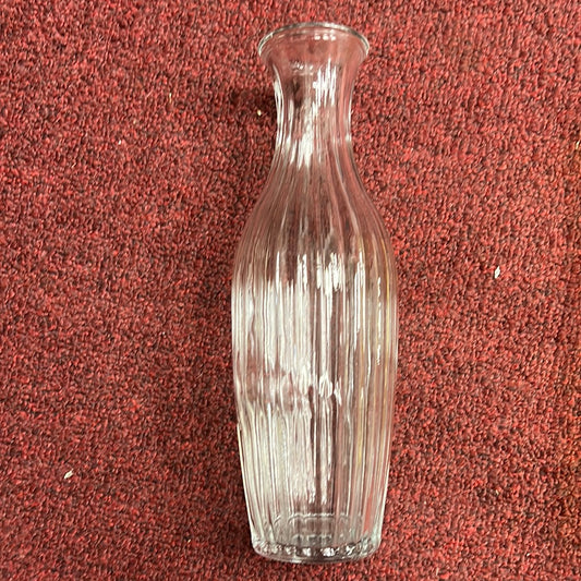 Ribbed Glass Vase