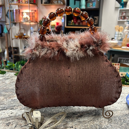 Vintage Purse Lamp