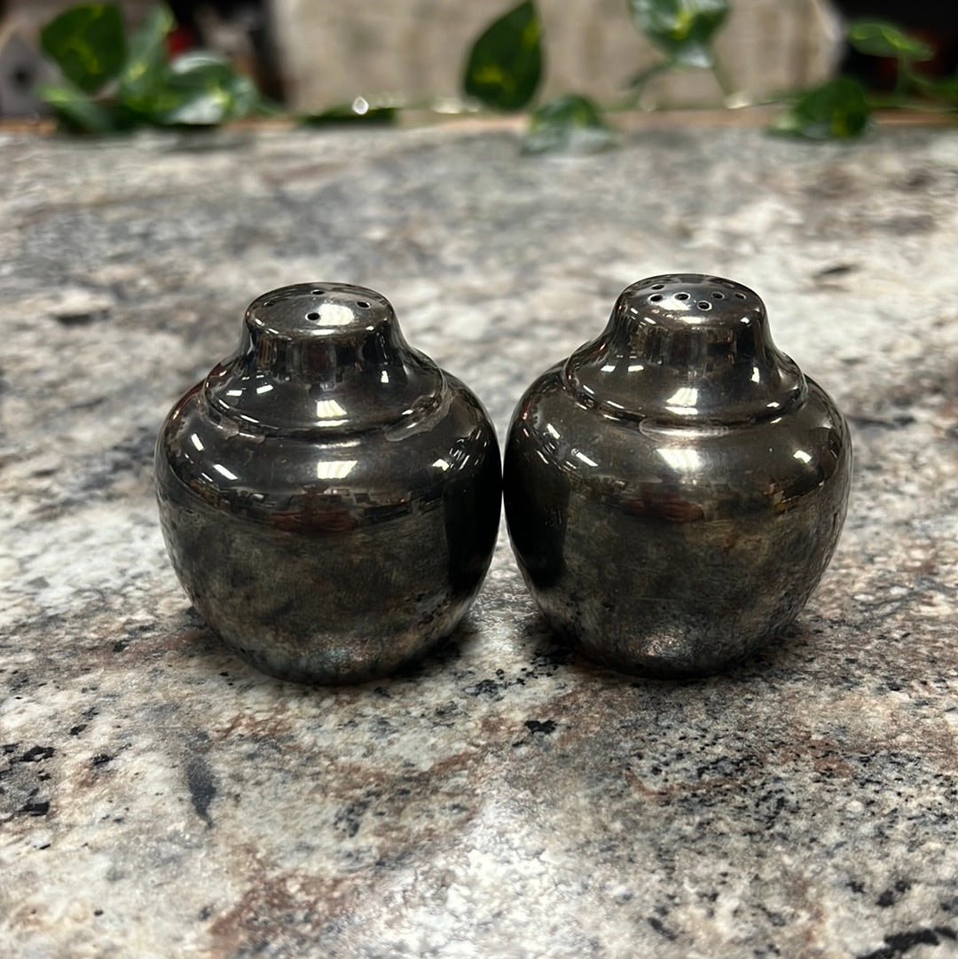 Vintage Silver Shaker Set