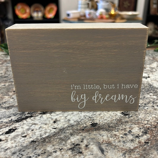 Big Dreams Sign