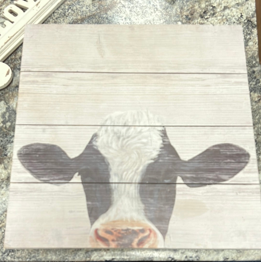 Cow Wood Sign