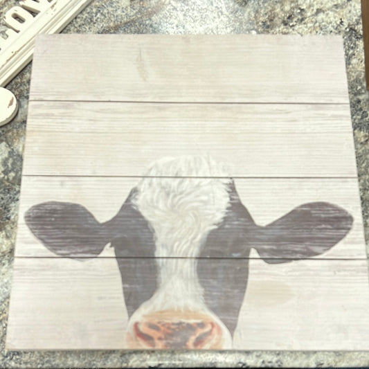 Cow Wood Sign