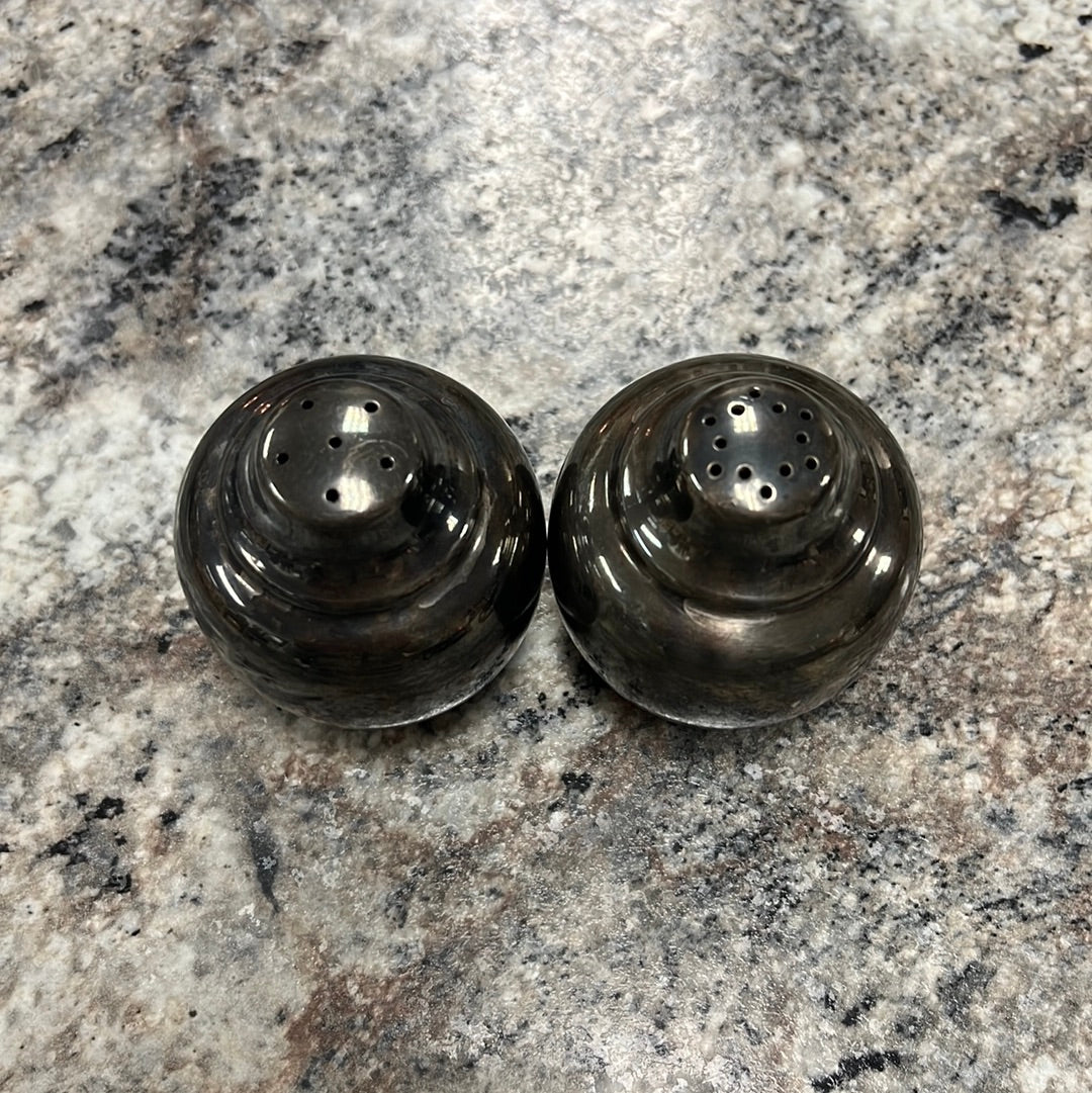 Vintage Silver Shaker Set