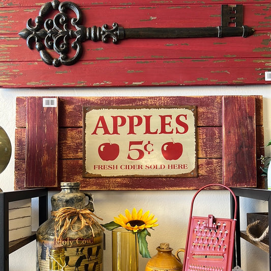 Wood Apples Sign