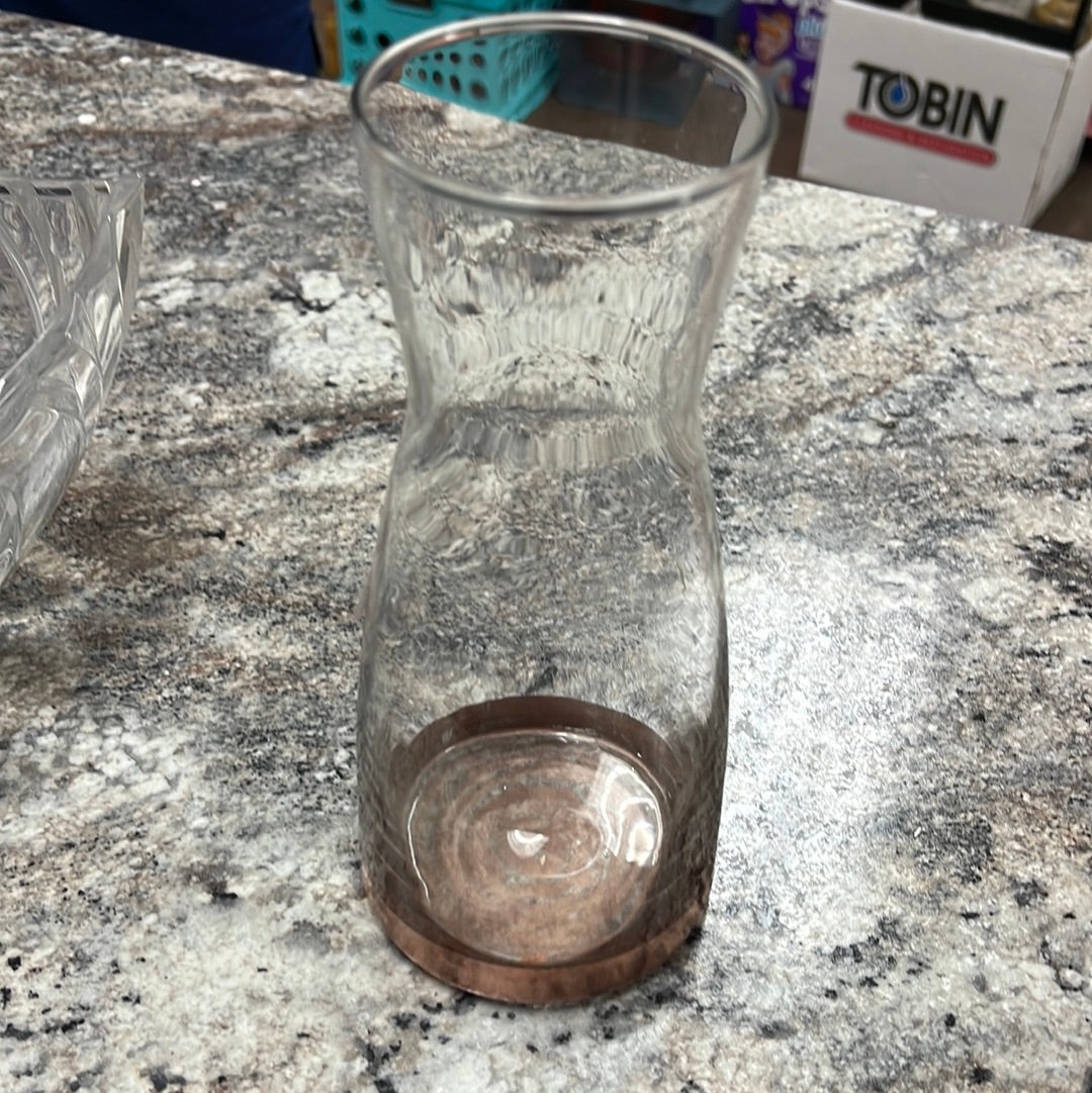 Rose Gold Glass Vase