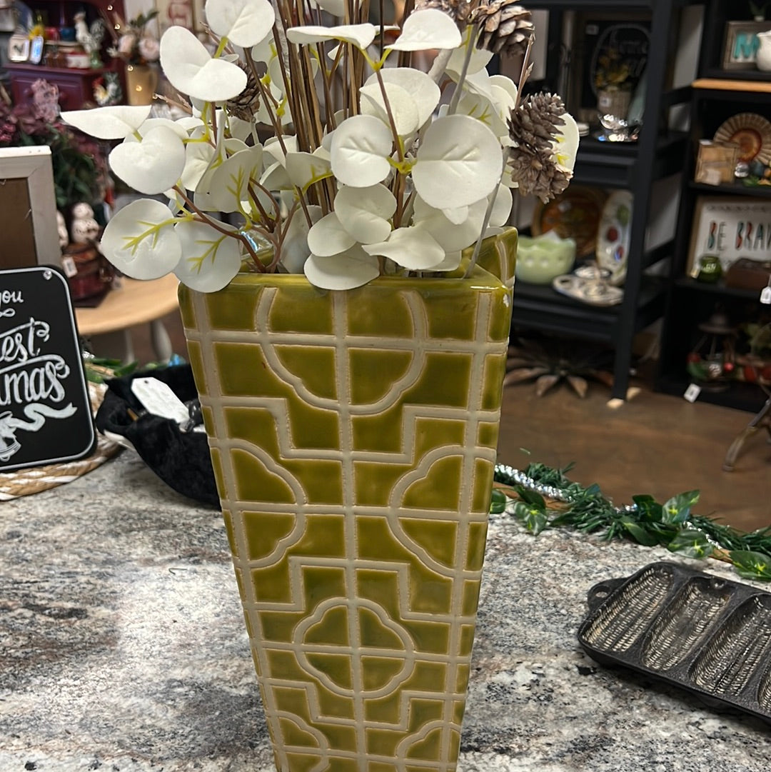 Tall Vase w/Floral