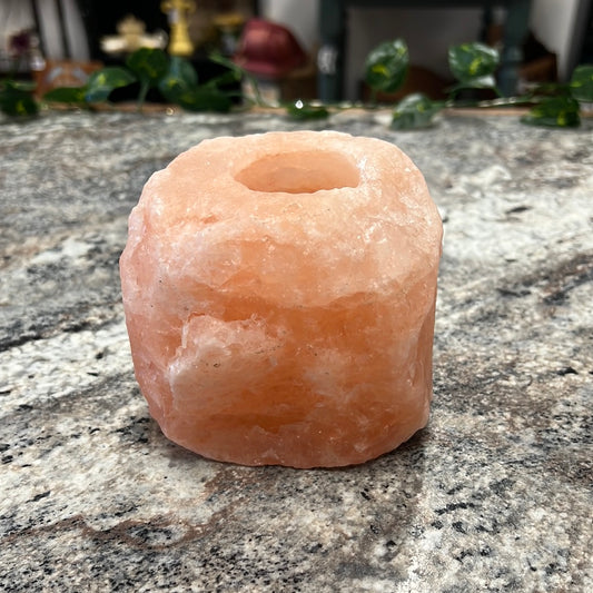 Salt Rock Candle Holder