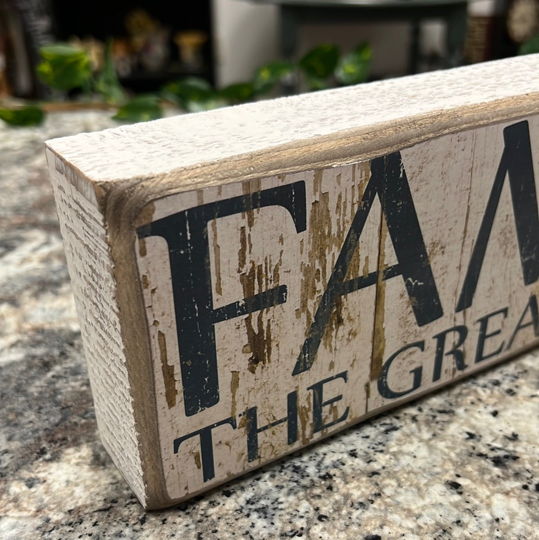 Wood Family Sign