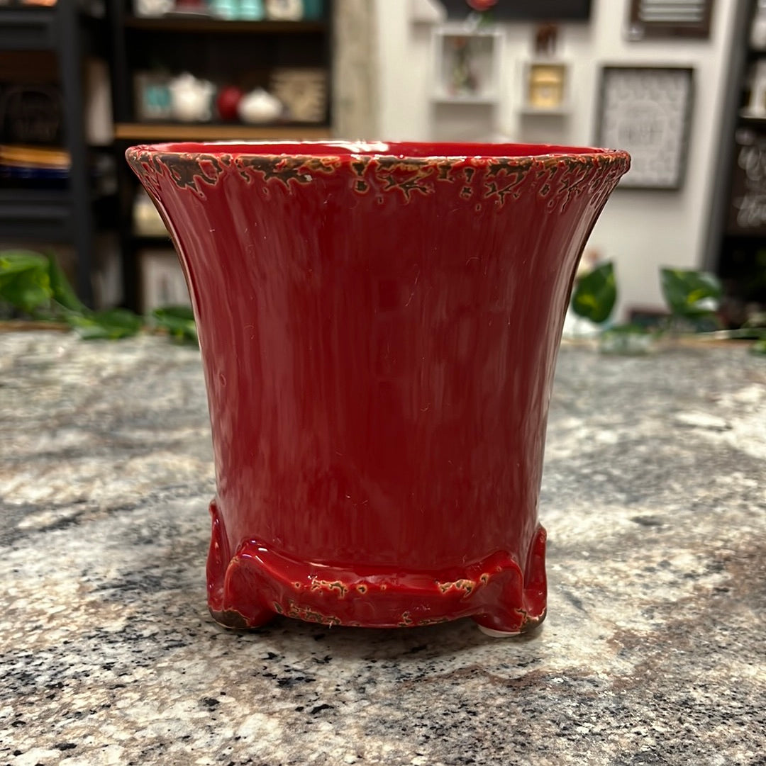 Rustic Red Planter Pot