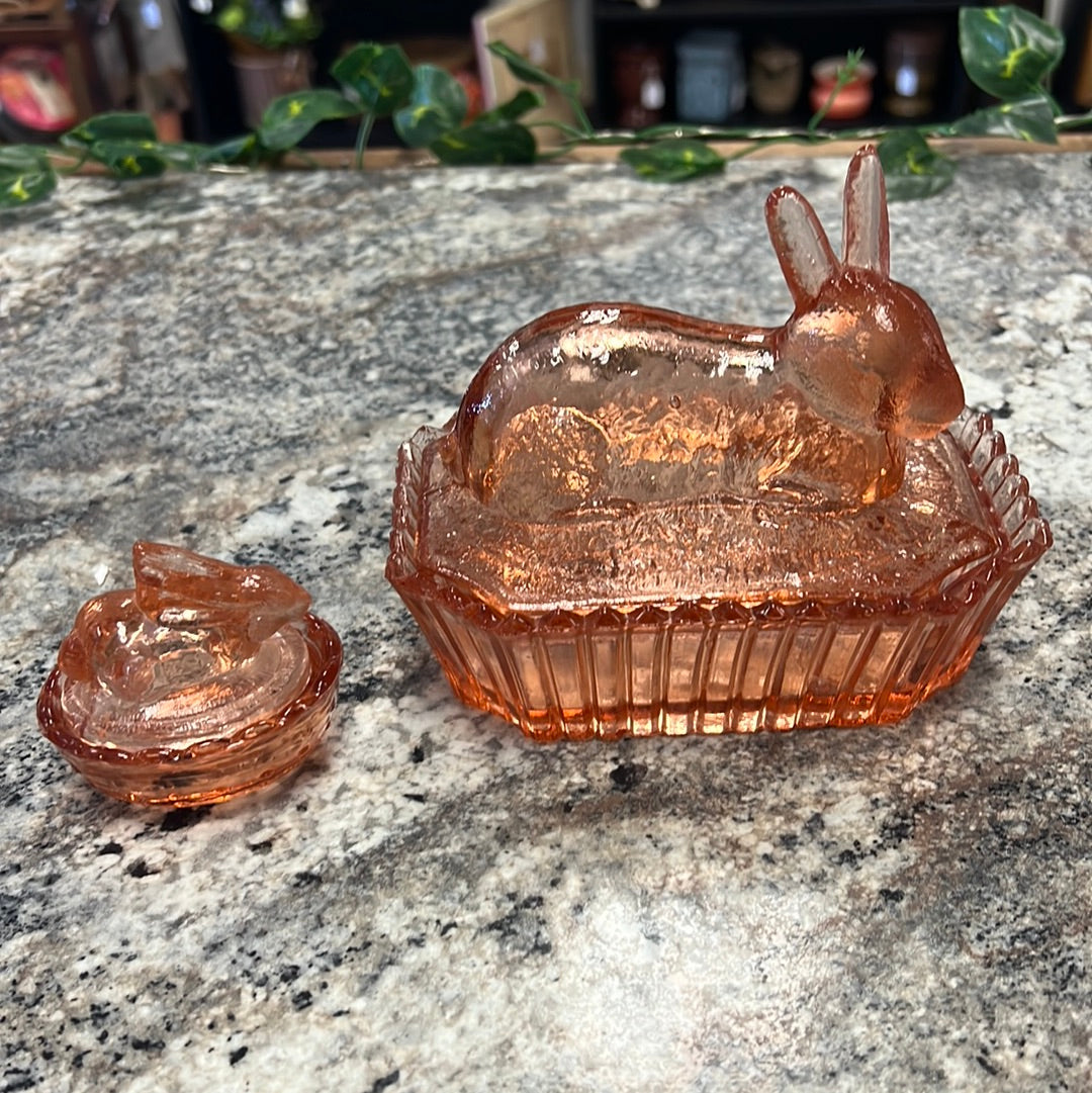 Vintage Butter Dish Set