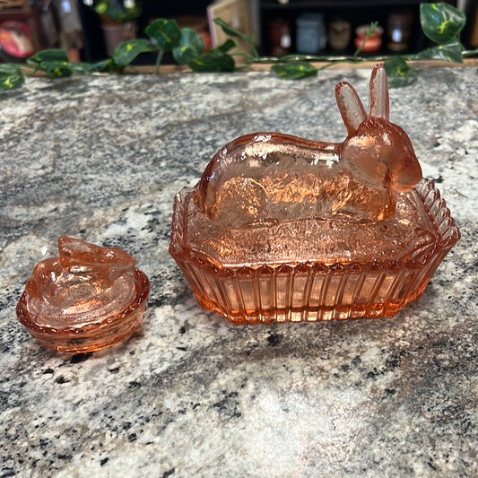 Vintage Butter Dish Set