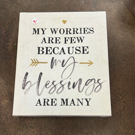 My Blessings Canvas