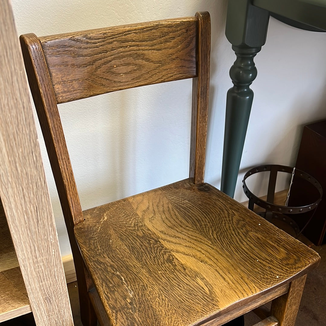 Vintage Oak Chair