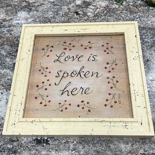 Love Framed Sign