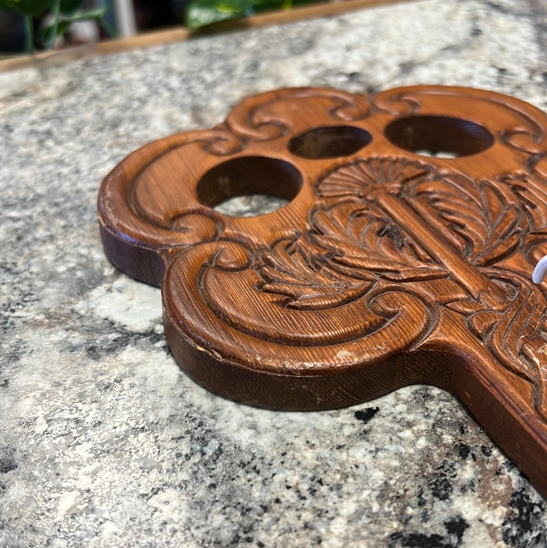 Hand Carved Wood Key