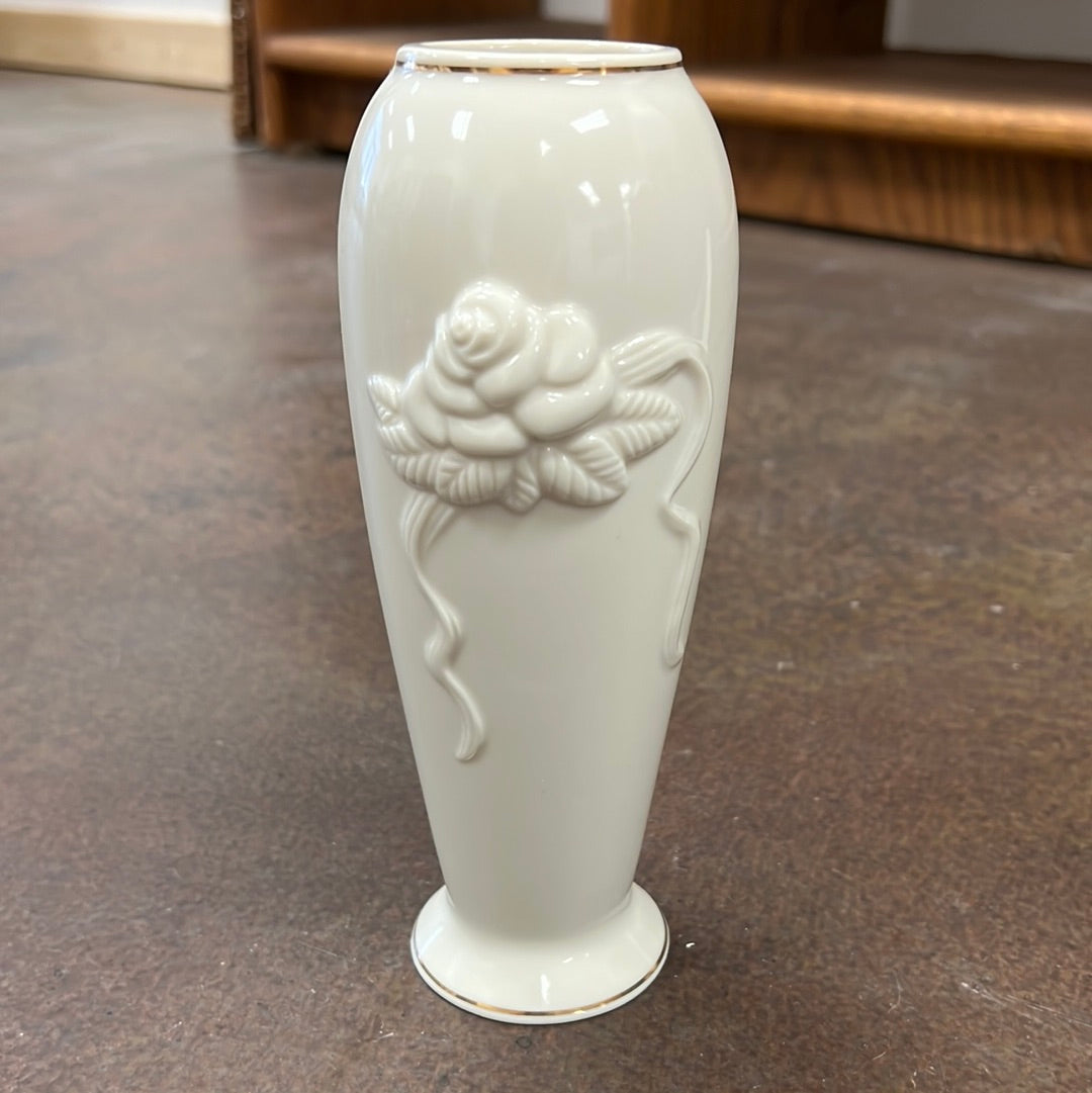 Lenox Ivory Rose Vase